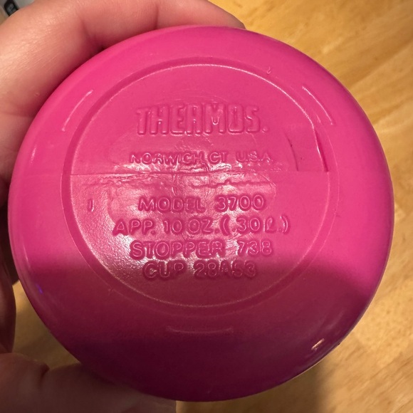 Vintage Pink Thermos Cup Model 3700 - Picture 3 of 4